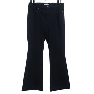 Sofia Vergara Women's Black High Waist Flare Leg Jeans Size 12S